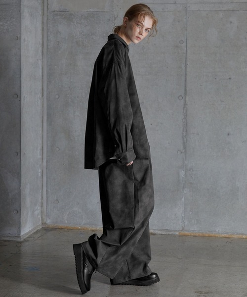 SERACE ワイドパンツ スラックス メンズ レディース : ZOZOTOWN Yahoo