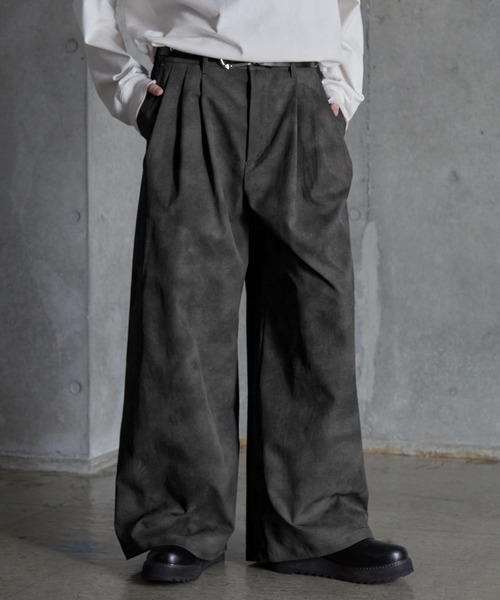 50's60's vintage ワイドスラックス　スラックス　ブラック 50's ビンテージワイドスラックス - Fresh Service NECESSARY or