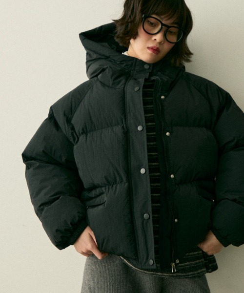 【新品】BIDI BADU ビディバドゥ テック フード付きダウンジャケット L BIDI BADU(ビディバドゥ) Pandu テックフード付ダウンジャケット