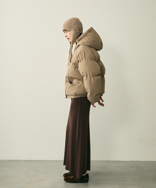 full/fill. ダウンコート ダウンジャケット hood pudding jacket