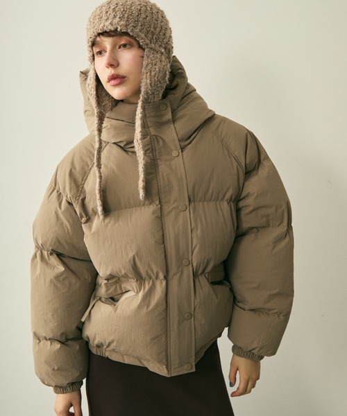 full/fill. ダウンコート ダウンジャケット hood pudding jacket