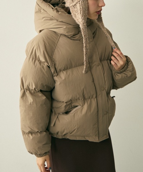 full/fill. ダウンコート ダウンジャケット hood pudding jacket