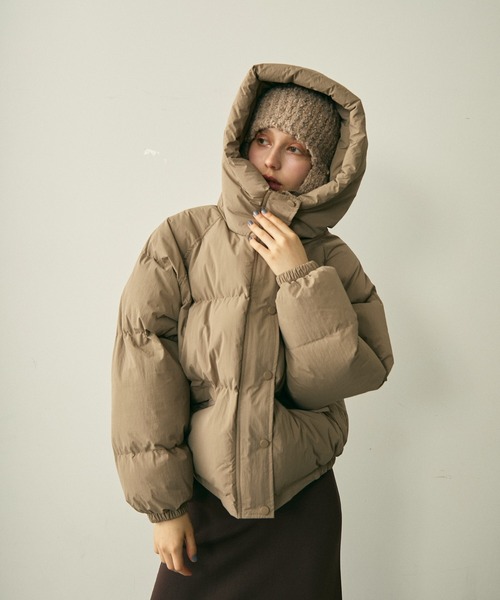 full/fill. ダウンコート ダウンジャケット hood pudding jacket
