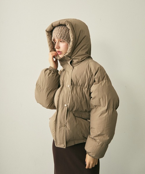 full/fill. ダウンコート ダウンジャケット hood pudding jacket