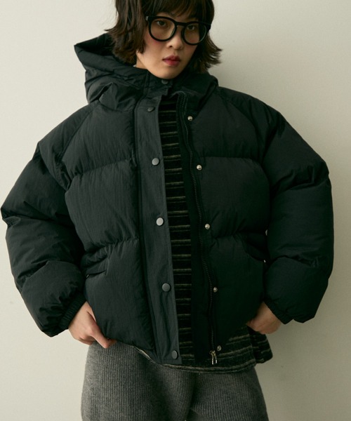 【新品】BIDI BADU ビディバドゥ テック フード付きダウンジャケット L 新品】BIDI BADU ビディバドゥ テック フード付きダウンジャケット L