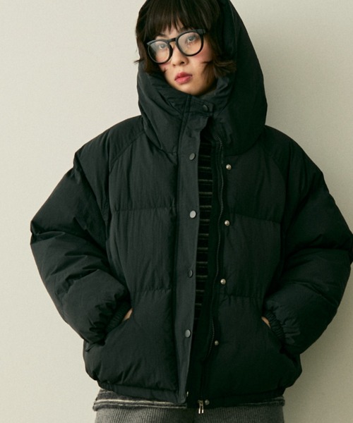 full/fill. ダウンコート ダウンジャケット hood pudding jacket