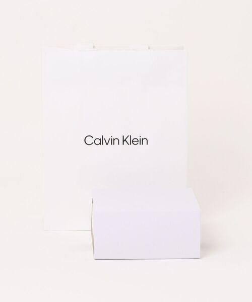 ネックレス 「CalvinKlein」 カルバンクライン CK TWISTED リングモチーフ ネックレス メンズ レディースの画像