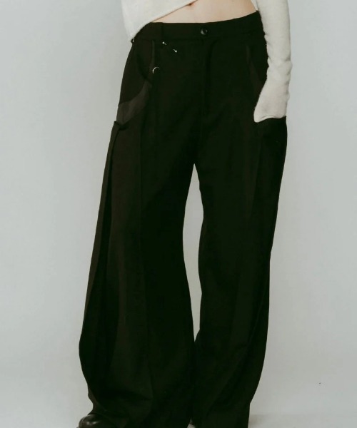 Knuth Marf（クヌースマーフ） パンツ Knuth Marf pierced drape pants