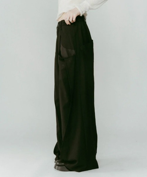 Knuth Marf（クヌースマーフ） パンツ Knuth Marf pierced drape pants