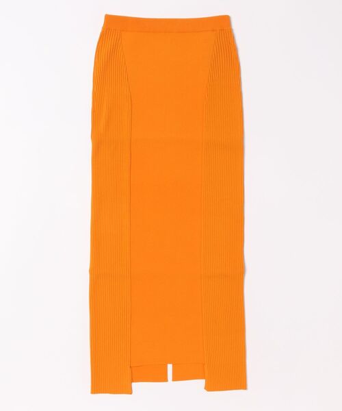 UN3D. アンスリード ポイントステッチニットスカート ロングスカート UN3D. アンスリード ポイントステッチニットスカート ロングスカート