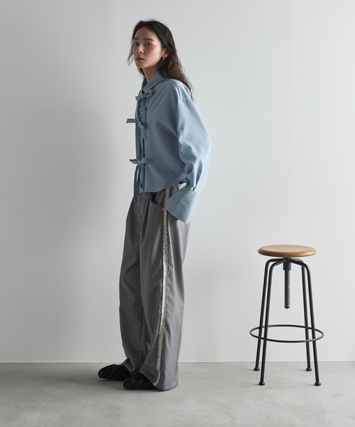 「THE YOn」 スラックス M グレー レディース_画像5