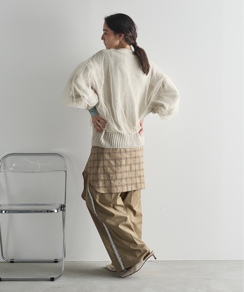 「THE YOn」 スラックス M グレー レディース_画像8