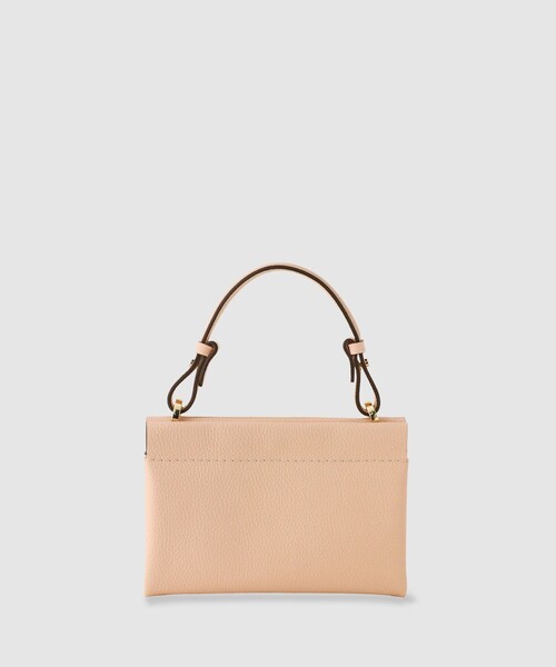 ANAYIアナイハンドバッグ　ピンクベージュ ANAYI（アナイ） ハンドバッグ 2WAYワンハンドルミニバッグ : ZOZOTOWN