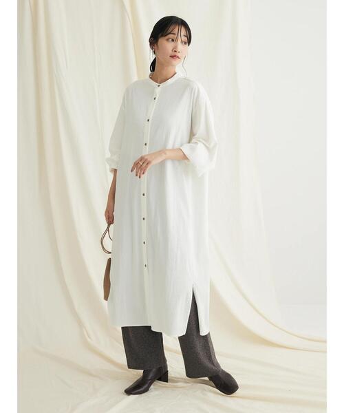 「CRAFT STANDARD BOUTIQUE」 長袖ワンピース FREE ブラック レディース_画像4