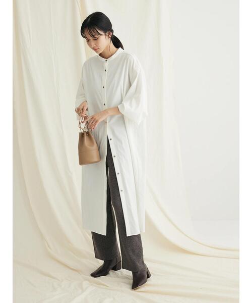 「CRAFT STANDARD BOUTIQUE」 長袖ワンピース FREE ブラック レディース_画像5