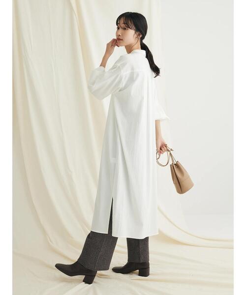 「CRAFT STANDARD BOUTIQUE」 長袖ワンピース FREE ブラック レディース_画像7