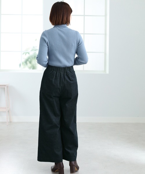 「BELLUNA PLUS」 パンツ MEDIUM オフホワイト レディース_画像5