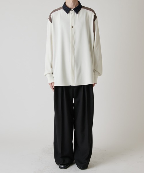 CULLNI（クルニ） シャツ 「CULLNI exclusive for Lui's」配色切替