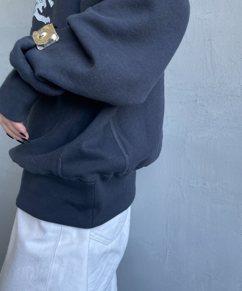 「AMERICANA」 スウェットカットソー M ダークグレー レディース_画像7