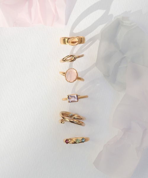 「NOIR DE POUPEE」 リング #13 グレー レディース_画像9