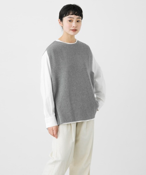 kagure ニットベスト フリーサイズ かぐれ ニットベスト FREE ブラック レディース : ZOZOTOWN Yahoo!店