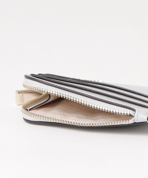「kate spade new york」 カードケース ONESIZE グレー レディース_画像4