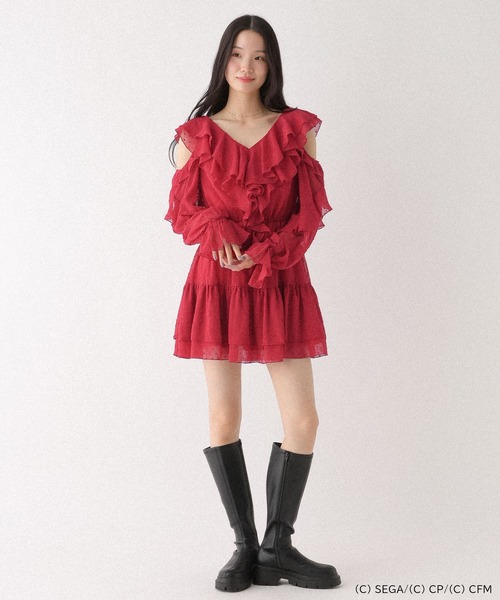 Heather プロセカ×ZOZO MORE MORE JUMP! ワンピース Heather（ヘザー） ワンピース 「プロジェクトセカイ×ZOZOTOWN」MORE