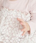 ベビー 「お花シリーズ」チュールカバーオールの詳細画像4