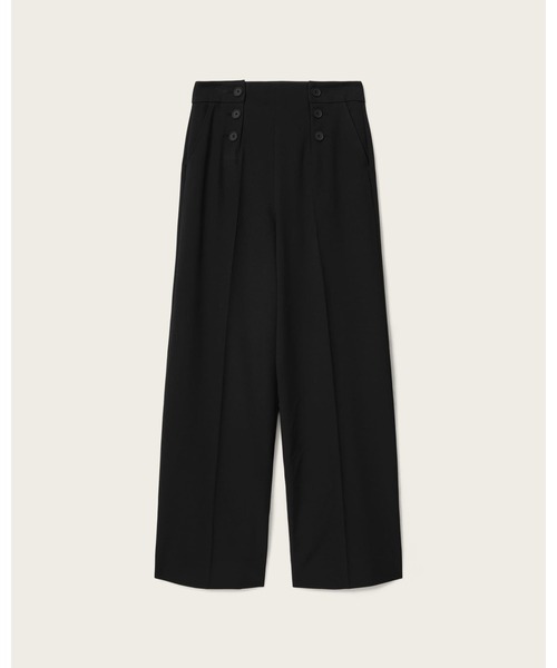 ワイドパンツ スラックス パンツ RAINA WIDE LEG TROUSERS | RAINA ワイド レッグ トラウザー レディースの画像