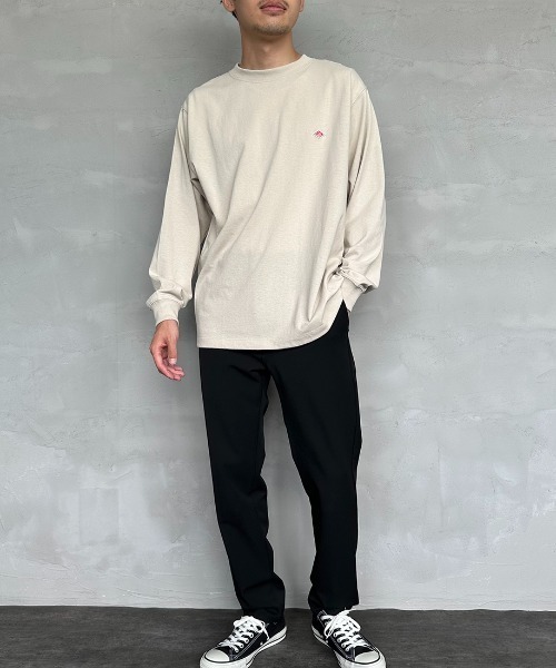 「DANTON」 長袖カットソー S チャコールグレー レディース_画像9