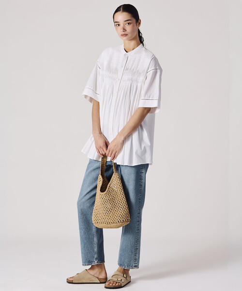 Bshop ラフィアバッグ INDIA INDUSTRY | ペーパーラフィア トートバッグ WOMEN（トートバッグ