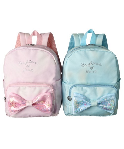 Kids Foret（キッズフォーレ） リュック スパンコールリボン付リュック