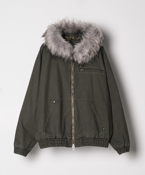「AIVER」 ブルゾン SMALL グレー メンズの画像