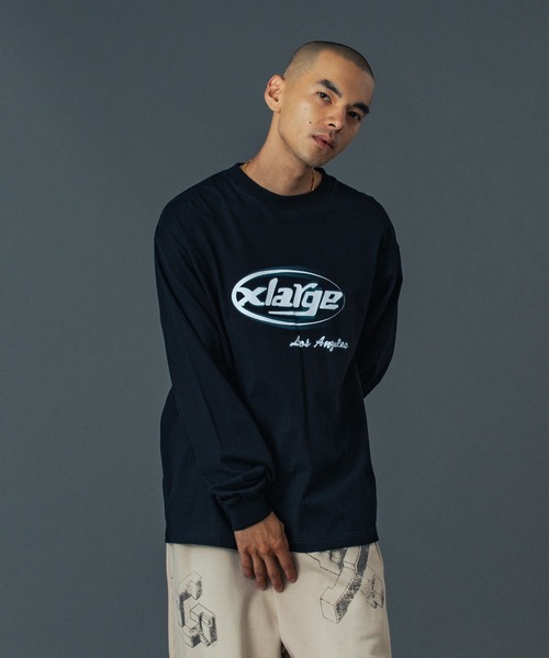 XLARGE（エクストラ ラージ） tシャツ SUPURER L/S TEE メンズ