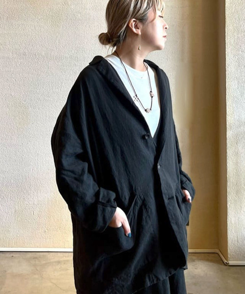 「JOURNAL STANDARD LUXE」 ジャケット FREE ネイビー レディースの画像