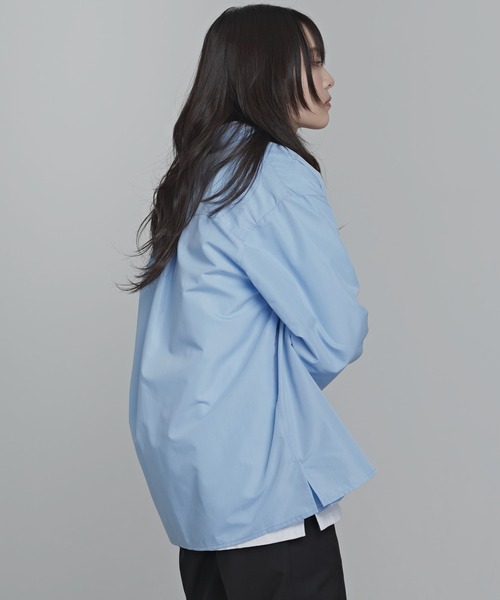 「ADAMASTE」 長袖シャツ LARGE ライトブルー メンズ_画像6