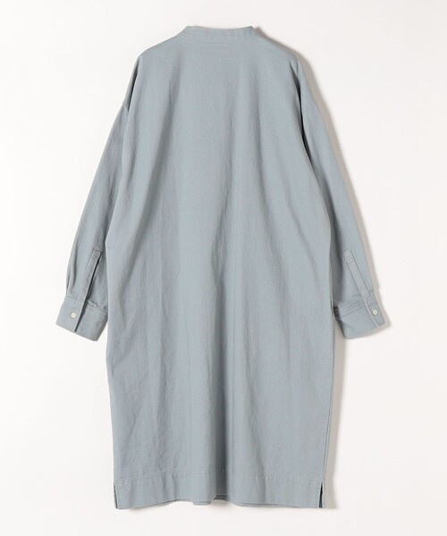 「SHIPS any」 長袖ワンピース ONE SIZE ライトブルー レディース_画像5