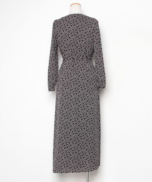 「U by SPICK&SPAN」 長袖ワンピース 36 ブラック レディース_画像2