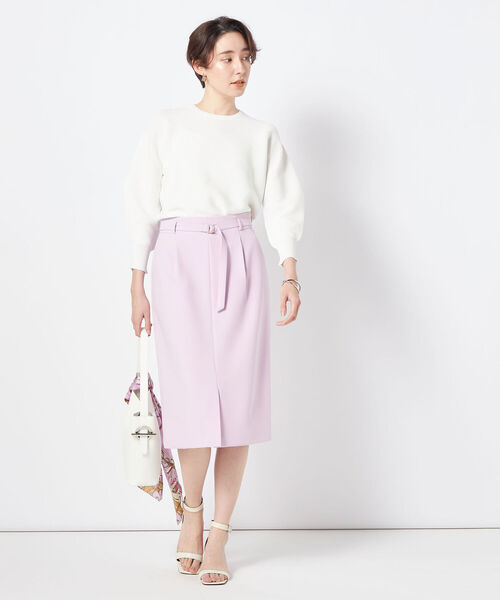 「NOLLEY'S Sophi」 タイトスカート 36 ホワイト レディース_画像4