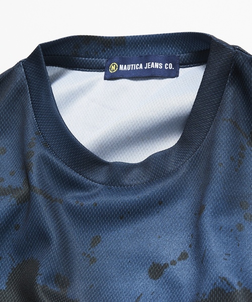 「NAUTICA JEANS」 半袖Tシャツ MEDIUM ブラック メンズ_画像3