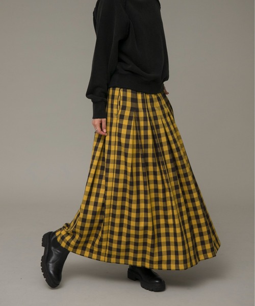 「URBAN RESEARCH Sonny Label」 フレアスカート 38 ベージュ レディース_画像3