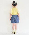 tシャツ 袖刺繍シアースリーブ半袖Tシャツ キ...の詳細画像4