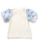 tシャツ 袖刺繍シアースリーブ半袖Tシャツ キ...の詳細画像5