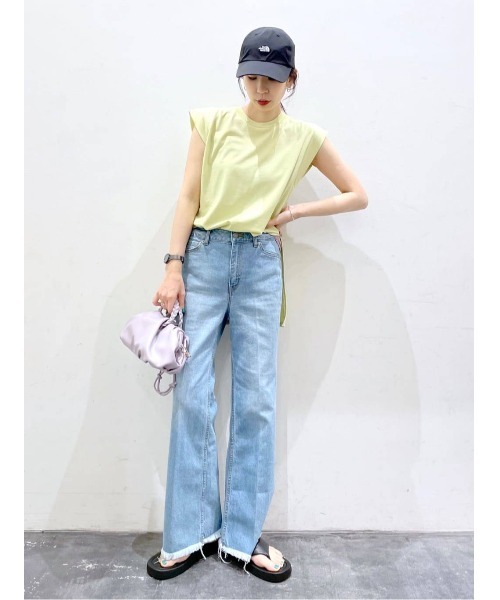 「HEREIAM」 半袖Tシャツ SMALL ホワイト レディース_画像2