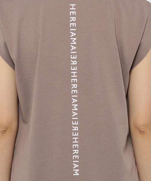 「HEREIAM」 半袖Tシャツ SMALL ホワイト レディース_画像6
