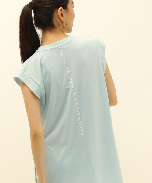 「HEREIAM」 半袖Tシャツ SMALL ホワイト レディース_画像8