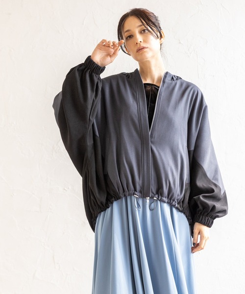 「OSMOSIS」 「loaf」ブルゾン ONE SIZE グレー系その他 レディース_1