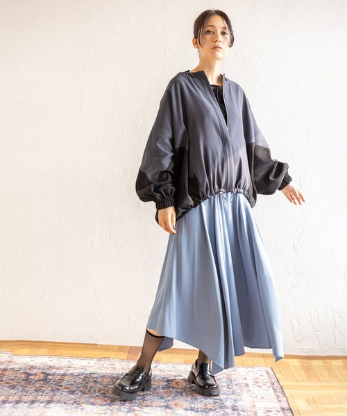 「OSMOSIS」 「loaf」ブルゾン ONE SIZE グレー系その他 レディース_5