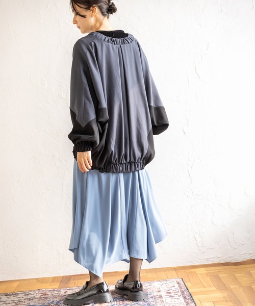 「OSMOSIS」 「loaf」ブルゾン ONE SIZE グレー系その他 レディース_7