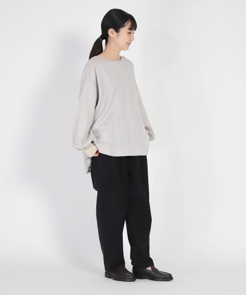 「Brocante」 チノパンツ 2 グレー レディース_画像4
